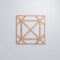 Ekena Millwork Large Buxton Decorative Fretwork Wood Wall Panels, Cherry, 23 3/8"W x 23 3/8"H x 3/8"T WALW24X24X0375BUXCH - alternate 3